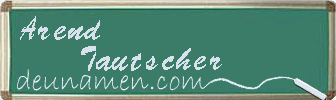 Arend Tautscher Visitenkarte
